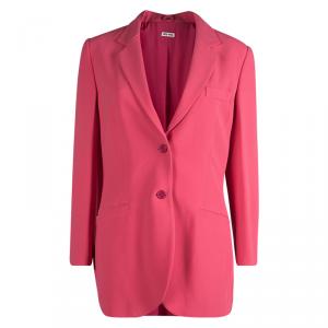Miu Miu Pink Tailored Blazer M