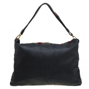 Miu Miu Bi Color Leather Cloud Shoulder Bag