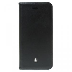 Pre Owned Montblanc Black Leather Meisterstuck IPhone Case 6 Ap6 
