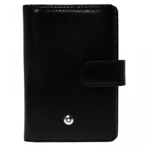 Montblanc Black Leather Clasp Business Card Holder