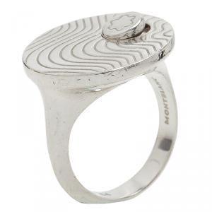 Montblanc Silver Ring Size 54