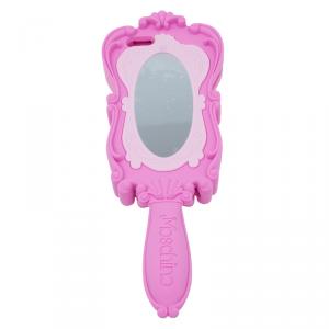 Pre Owned Moschino Pink Rubber Mirror iPhone 5 Case