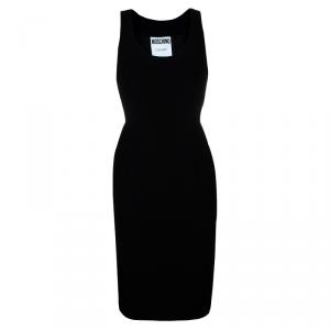 Pre Owned Moschino Couture Black Sleeveless Dress S