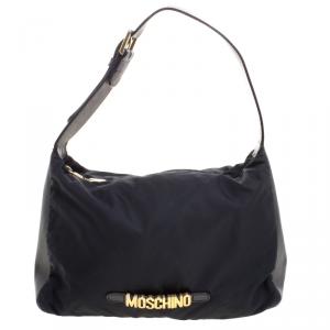 Pre Owned Moschino Black Nylon Shoulder Bag
