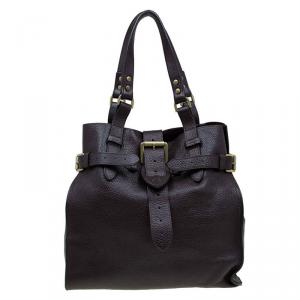 Mulberry Choco Brown Leather Elgin Tote