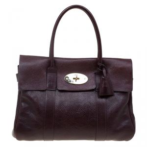 Mulberry Brown Leather Bayswater Satchel