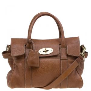 Mulberry Brown Leather Small Bayswater Satchel
