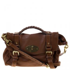 Mulberry Brown Leather Alexa Shoulder Bag