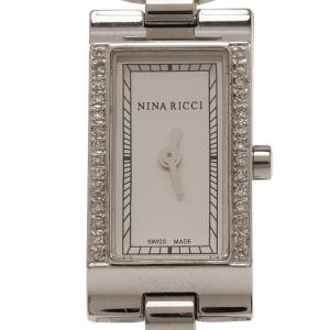 Nina Ricci Silver Stainless Steel Women's Wristwatch 16MM