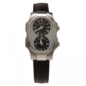 Philip Stein Silver Stainless Steel Teslar Women's Wristwatch 26MM