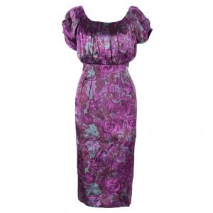 Pre Owned Philosophy di Alberta Ferretti Floral Printed Dress M