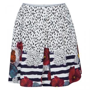 Philosophy Multicolor Floral Printed Skirt M