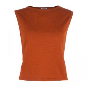 Pre Owned Philosophy by Alberta Ferretti Tangerine Wool Top M