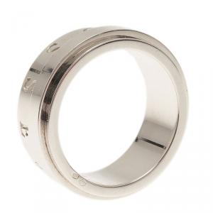Piaget Possession Eccentric Diamond White Gold Band Ring Size 53