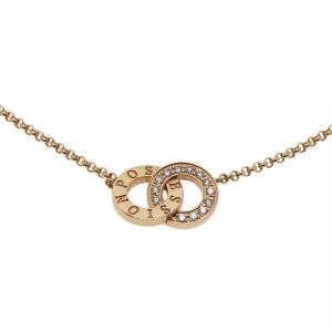 Piaget Possession Toi & Moi Diamond Yellow Gold Pendant Necklace