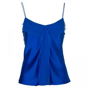 Prabal Gurung Blue Silk Cami Top M