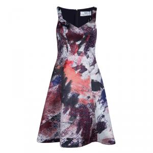 Prabal Gurung Multicolor Print Sweetheart Dress S