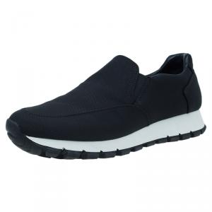 Prada Sport Black Nylon Slip on Sneakers Size 35.5