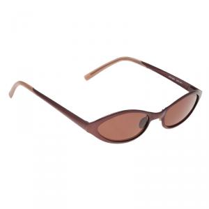 Prada Burgundy Oval SPR 66A Sunglasses