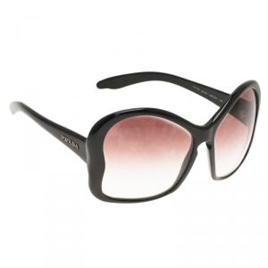 Prada Black SPR 18L Butterfly Frame Sunglasses