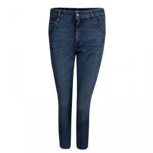Prada Indigo Washed Denim Skinny Jeans M