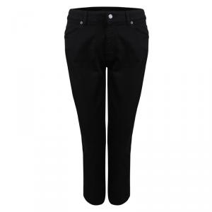 Prada Black Denim Straight Fit Jeans M