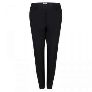 Prada Black Straight Fit Trousers M