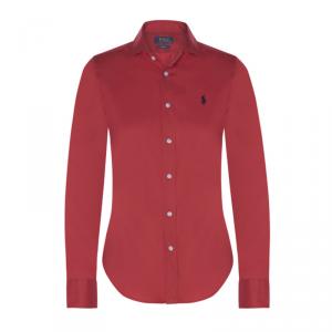 مملوكة مسبقًا Polo Ralph Lauren Red Logo Long Sleeve Shirt XL