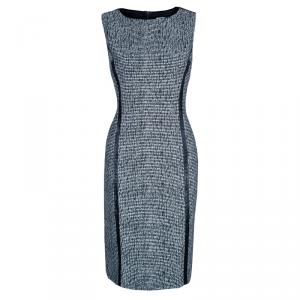 RED Valentino Monochrome Textured Dress M