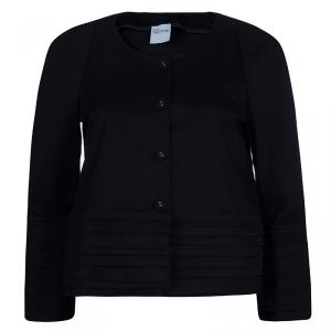 RED Valentino Black Layered Jacket M