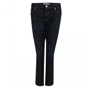 Red Valentino Indigo Denim Dark Wash Straight Fit Jeans L