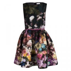 Red Valentino Multicolor Floral Printed Sleeveless Dress S