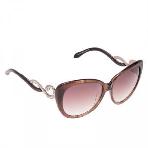 Pre Owned نظارة شمسية روبرتو كافالي كورومبا بني