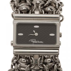 Roberto Cavalli Black Stainless Steel Chain Women's Wristwatch 28MM