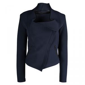Roland Mouret Slate Grey Double Faced Solar Jacket M