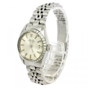 Rolex Silver Stainless Steel Oyster Perpetual Women's Wristwatch 26MM