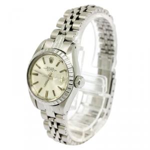 Rolex Silver Stainless Steel Oyster Perpetual Women's Wristwatch 26MM