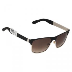 Pre Owned Saint Laurent Paris Black and Silver 2334S Sunglasses