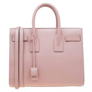 مملوكة مسبقًا Saint Laurent Paris Blash Pink Leather Small Classic Sac De Jour Tote