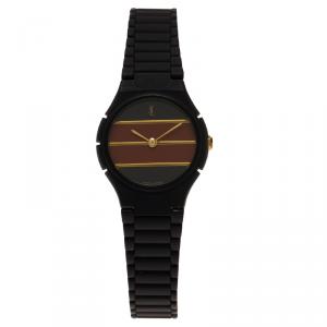 Saint Laurent Paris Red and Blue Stainless Steel and Ceramic Classic Women's Wristwatch 24MM