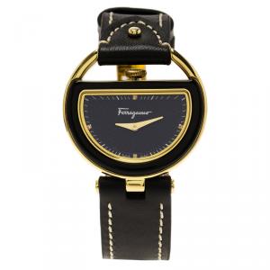 Salvatore Ferragamo Black Stainless Steel FG5010014 Women's Wristwatch 36MM