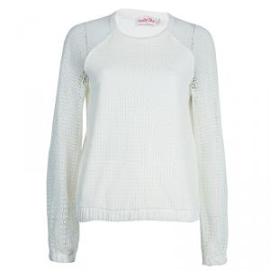 See By Chloe Cream Cotton Jumper M