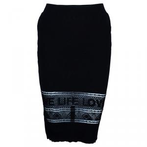 Sonia Rykiel Black Pencil Skirt S