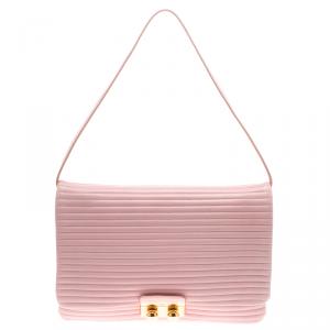 Sonia Rykiel Pink Leather Flap Bag
