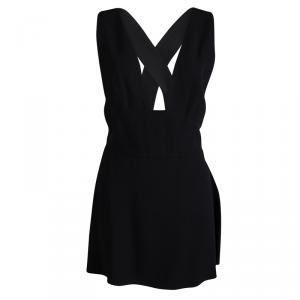 Pre Owned توب ستيلا مكارتني أسود بظهر متعاكس M