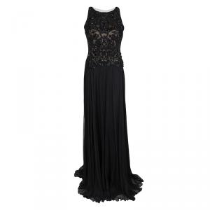 Tadashi Shoji NYFW Fall'14 Embellished Sleeveless Gown M