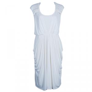 Temperley Offwhite Sleeveless Dress L