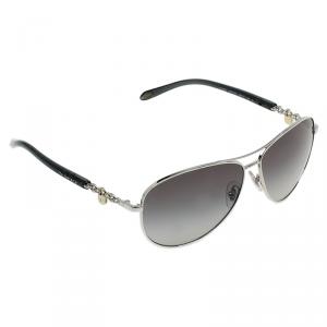 Pre Owned Tiffany & Co. Black 3034 Aviator Sunglasses