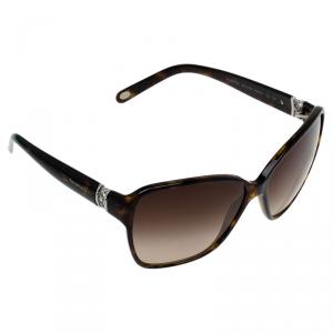 Pre Owned Tiffany & Co. Brown 4070 Oversized Sunglasses