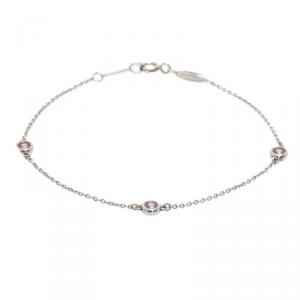 Pre Owned Tiffany & Co. Elsa Peretti Color By The Yard Silver Bracelet